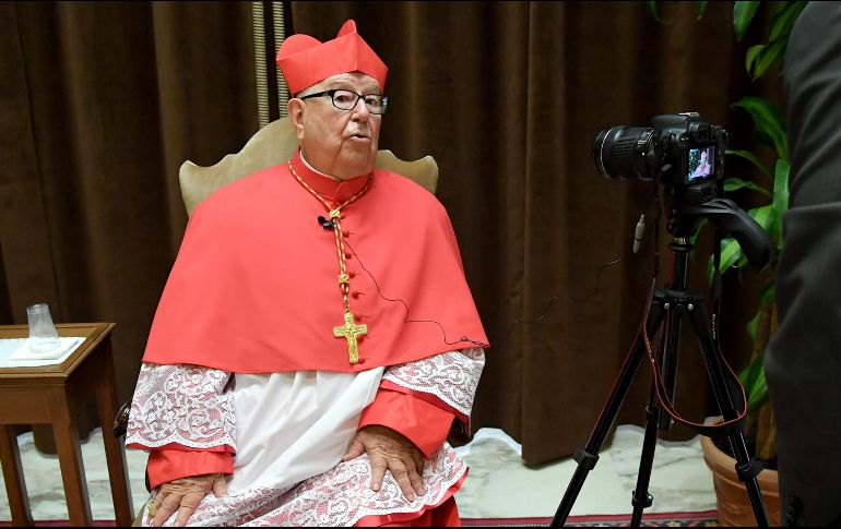 Francisco pide a los nuevos cardenales, entre ellos Obeso Rivera (foto), a no permitir que las discusiones sinsentido ganen espacio dentro del seno de la comunidad. AFP / T. Fabi