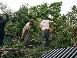 Las lluvias de ayer generaron afectación a 24 casas de la colonia Alcalde Barranquitas, y se registraron encharcamientos en la vía pública en colonias como Tetlán Río, Monumental y San Carlos. ESPECIAL/ Protección Civil Jalisco