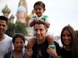 Tanto los jugadores, como el cuerpo técnico, salieron, junto con su familia, a tomarse el día libre y visitar los históricos inmuebles en Moscú. AP / E. Verdugo