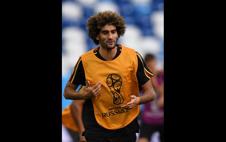 Marouane Fellaini, de Bélgica. AFP/ARCHIVO