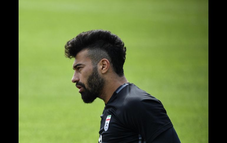 Ramin Rezaeian, de la Selección de Irán. AFP/ARCHIVO