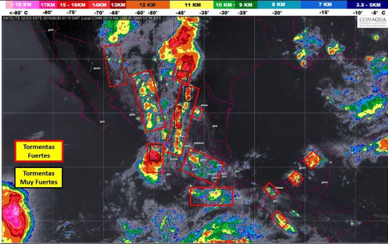 El Meteorológico explicó que dichas condiciones serán ocasionadas por el paso de la onda tropical número 10 por el sur de Quintana Roo. TWITTER / @conagua_clima