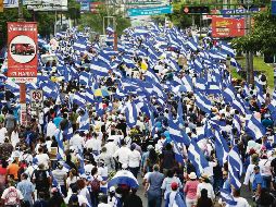 Crisis. Nicaragüenses reclaman la salida de Daniel Ortega. EFE