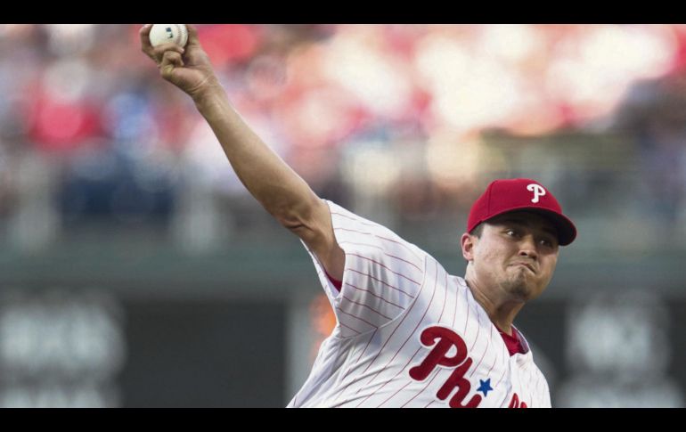 Destacado. Arano apareció ayer por espacio de dos entradas para quedarse con la victoria. AFP/M. Leff