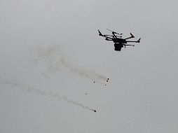 No es la primera vez que la defensa antiaérea rusa destruye drones enemigos en Siria. EFE/ARCHIVO