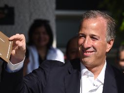 El equipo de campaña de Meade detalló que el candidato sostendrá diversas reuniones con su equipo de campaña. AFP / J. Ordoñez