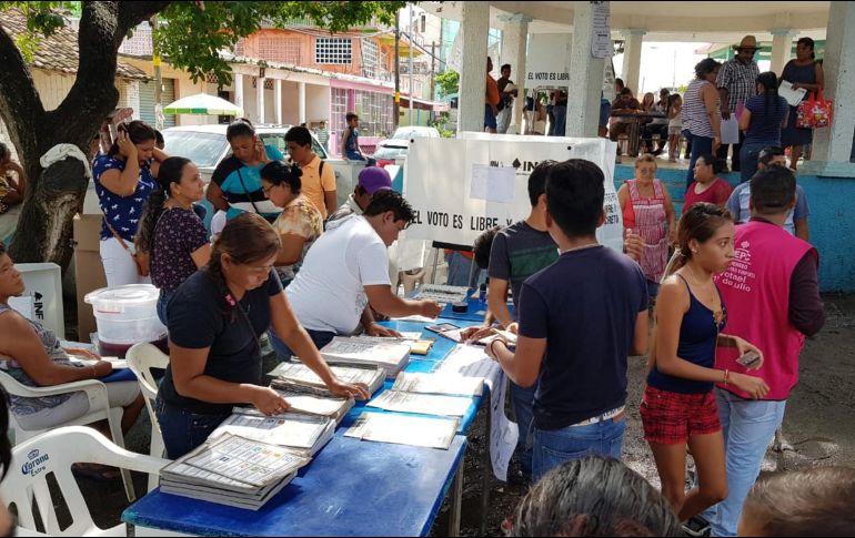 En Chilapa, uno de los municipios más violentos, se registró el 86.14 por ciento de las casillas. NTX / A. Covarrubias