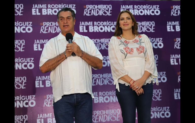El candidato independiente Jaime Rodríguez 