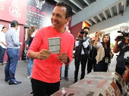 Lemus catalogó de histórica la elección ya que será el primer presidente municipal en repetir en el puesto de manera consecutiva. EL INFORMADOR / G. Gallo