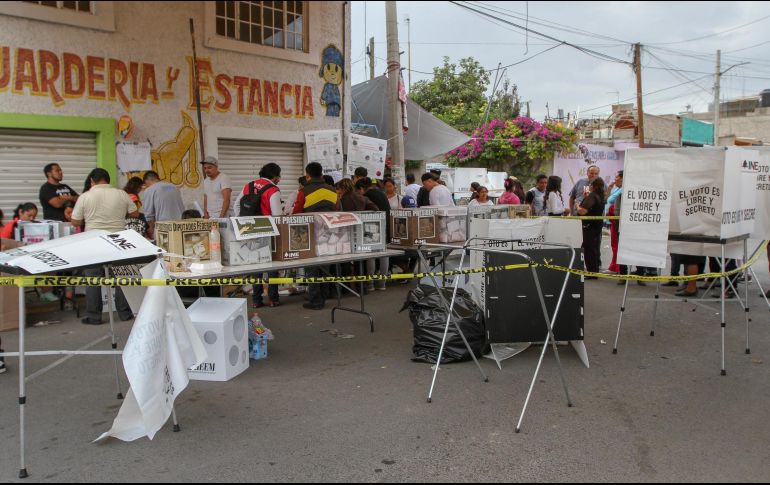 Algunos ciudadanos reportaron presuntos delitos electorales; asimismo, informan de dos detenidos en flagrancia por la probable violación en materia electoral. NTX/A. Rodríguez