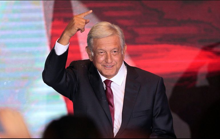 En su discurso, López Obrador refirió que, en materia económica, se respetará la autonomía del Banco de México.  EFE / M. Guzmán