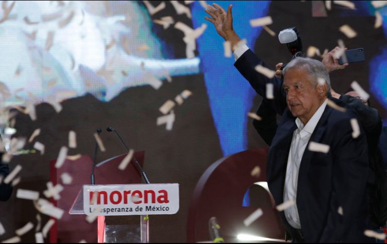 López Obrador contabiliza 10 millones 959 mil 374 sufragios. AP/M. Castillo