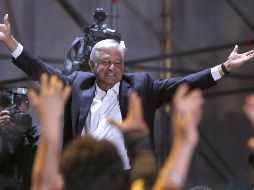 Hasta el momento, López Obrador se alza con la victoria con el 53.68 por ciento de los votos. EFE / S. Gutiérrez