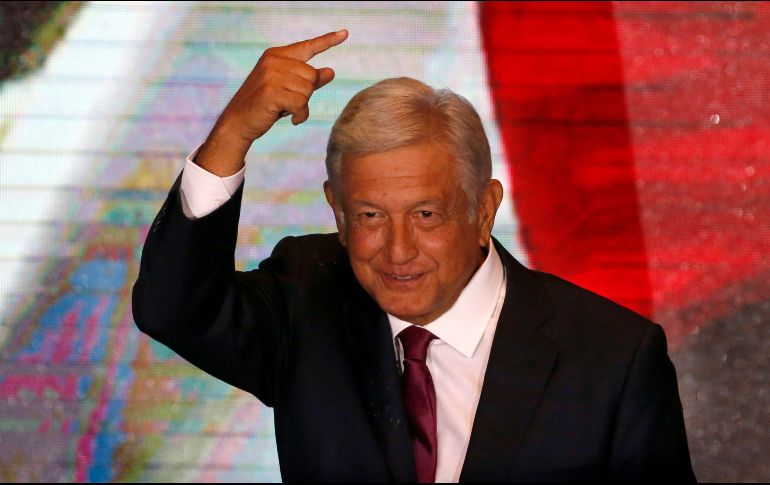 El candidato a la Presidencia de México por la coalición Juntos Haremos Historia, Andrés Manuel López Obrador, a la cabeza de la contienda. AP / M. Ugarte
