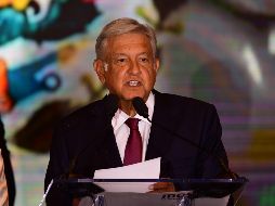 El ganador de las elecciones en México dio a conocer su lista de secretarios en el Zócalo capitalino. AP / P. Pardo