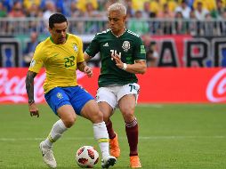 Javier Hernández, de 30 años, convirtió únicamente un gol en la Copa de del Mundo. AFP/ E. Dunand