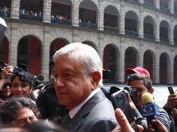 Andrés Manuel López Obrador se reunió con el Presidente Enrique Peña Nieto. EFE / M. Guzmán