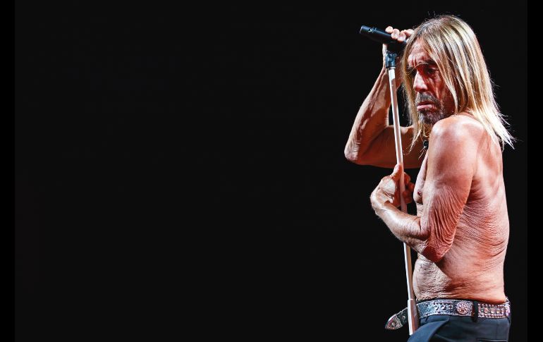 El cantante estadounidense Iggy Pop se presenta en el Festival de Jazz de Montreux, en la ciudad suiza del mismo nombre. AP/V. Flauraud