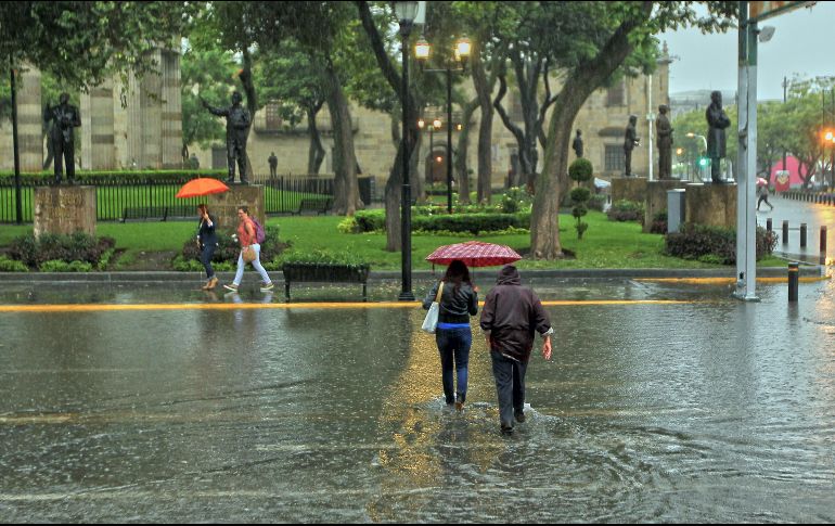 Alertan que las lluvias podrían estar acompañadas de actividad eléctrica y granizo. EL INFORMADOR/ARCHIVO