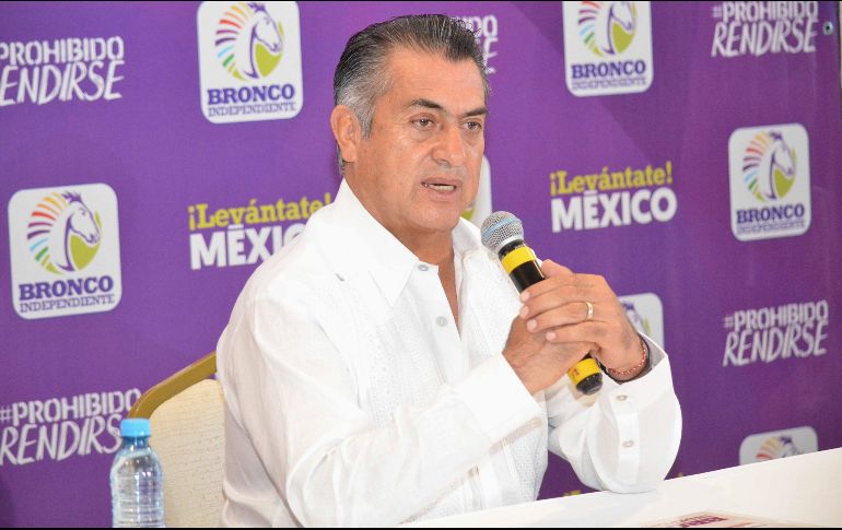En Nuevo León “El Bronco” superó en votación a José Antonio Meade, pero no a Ricardo Anaya o a López Obrador. SUN / ARCHIVO
