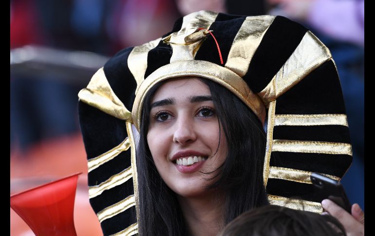 Una simpatizante de Egipto. AFP/ARCHIVO