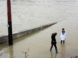 Los mayores desperfectos materiales se produjeron en el departamento de Dordoña debido a los fuertes vientos. AP/ARCHIVO