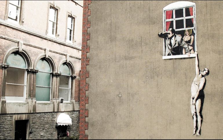 Banksy, el artista callejero anónimo, ha ofrecido su ayuda al Ayuntamiento de la ciudad británica de Bristol. SUN / ARCHIVO