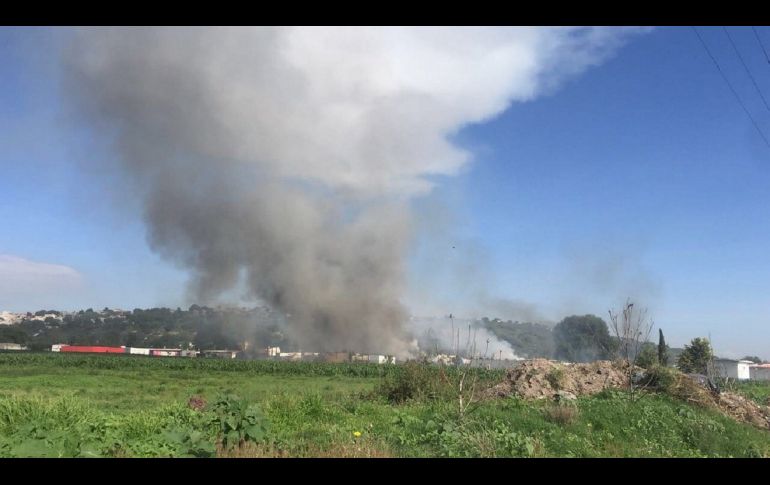 Esta mañana se reportaron dos explosiones en talleres de pirotecnia de la zona conocida como La Saucera. NTX/ESPECIAL
