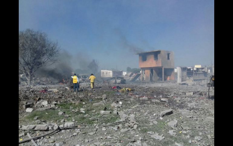 Luego de que policías y bomberos acudieron tras el reporte de una explosión, se registró una segunda. NTX/ESPECIAL