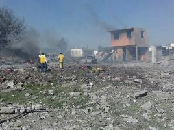 Autoridades municipales detallan que en el lugar se registraron cuatro explosiones. NTX