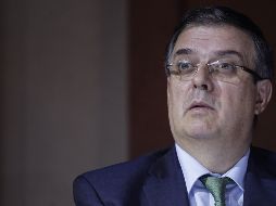 López Obrador anunció en la tarde de este jueves que Marcelo Ebrard sería el canciller de la siguiente administración. EFE / S. Gutiérrez