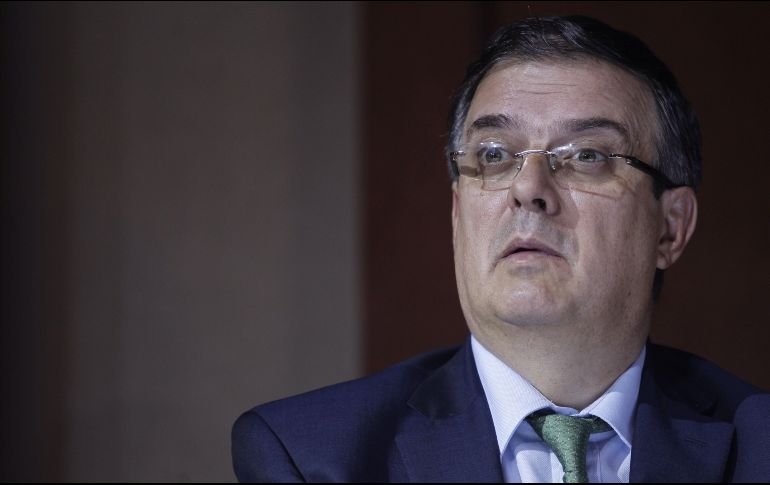 López Obrador anunció en la tarde de este jueves que Marcelo Ebrard sería el canciller de la siguiente administración. EFE / S. Gutiérrez