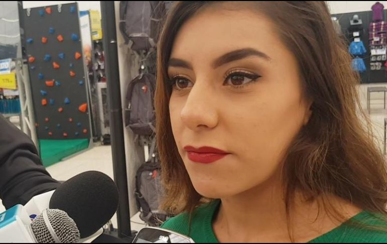 Ahtziri Sandoval estará en México en una concentración, que durará una semana, antes de ir a Barranquilla. EL INFORMADOR / A. Ramírez