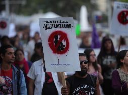 El colectivo expresó también su respaldo a la propuesta que hizo la ministra en retiro Olga Sánchez Cordero. EL INFORMADOR/ ARCHIVO