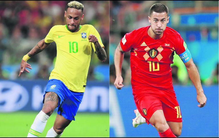 Neymar y Eden Hazard encabezan a sus equipos nacionales en el duelo más esperado de los Cuartos de Final del Mundial de Rusia.