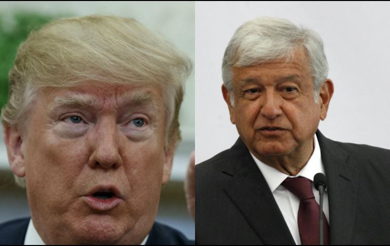 Ayer jueves, López Obrador anunció que iba a invitar a Trump a su toma de protesta. ESPECIAL