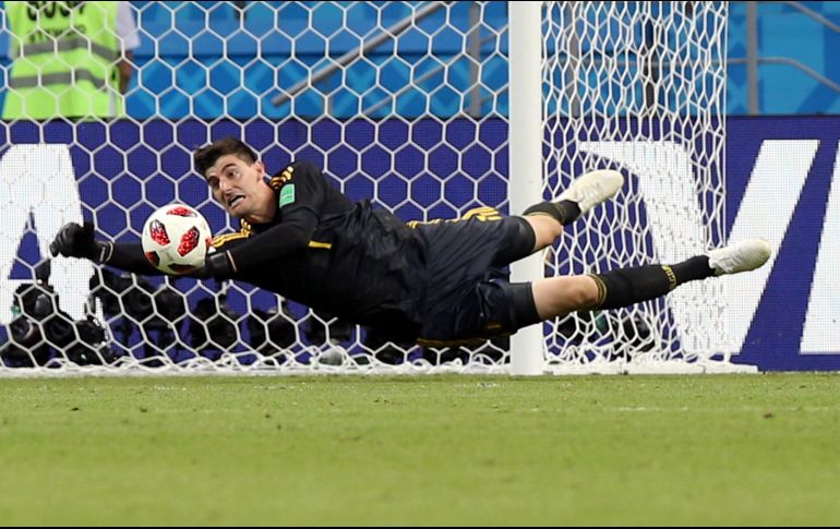 Courtois fue fundamental para que los Diablos Rojos lograran finiquitar el partido en el tiempo reglamentario. NTX/J. Arciaga