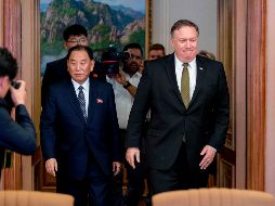 Los comentarios se dan luego de que el secretario de estado de EU, Mike Pompeo asegurara haber logrado ''progresos en casi todos los temas centrales'' de la agenda. AFP / A. Harnik