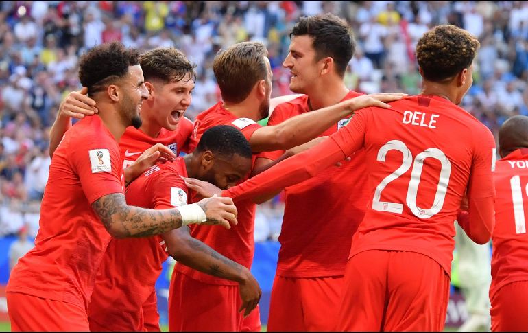 La victoria permite que los ingleses avancen a una Semifinal del Mundial por primera vez en 28 años. AFP / E. Dunand