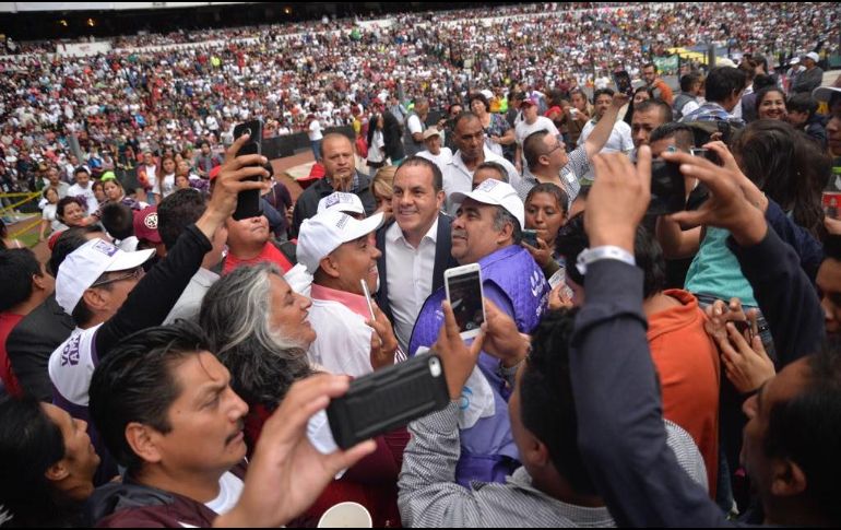 Cuauhtémoc Blanco Bravo fue elegido las elecciones pasadas como Gobernador de Morelos. TWITTER/ @cuauhtemocb10