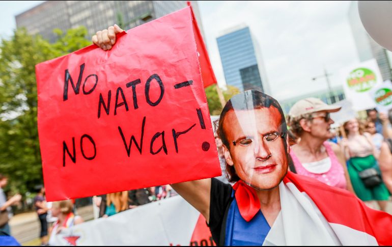 Donald Trump estará en Bruselas el 11 y 12 de julio para participar en una cumbre con sus homólogos de la OTAN. EFE/ S. Lecocq