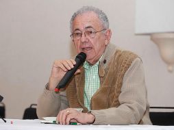Javier Jiménez Espriú, próximo secretario de Comunicaciones y Transportes en la administración de Obrador, afirmó que aún analizan la posibilidad de suspender el proyecto del NAICM. SUN / I. Olivares