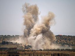 Irán, Siria y Rusia acusarona Israel por el ataque a la base aérea T4 en la provincia central de Homs. AFP / M. Abazeed