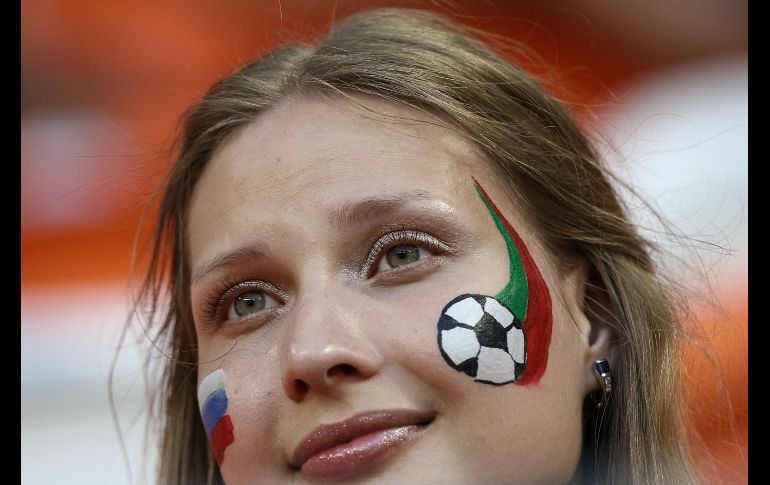 Una aficionada en el Irán-Portugal. EFE/ARCHIVO