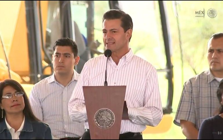 Peña Nieto dijo que no escatimaría en esfuerzos en la recta final de su gobierno. TWITTER / @gobiernogto