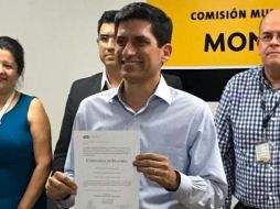El panista obtuvo 29.1% de la votación mientras De la Garza Santos, candidato del PRI, obtuvo un 28.2% de los sufragios emitidos el pasado 1 de julio. ESPECIAL