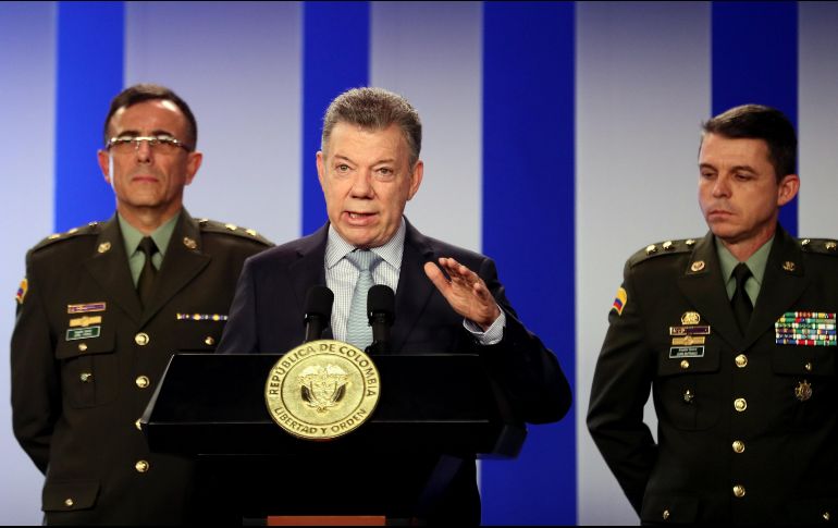 El presidente Juan Manuel Santos firmó la ley, la cual consideró un paso muy importante para la seguridad del país. EFE/Archivo