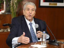 Carlos Aceves del Olmo sostuvo que es histórica e irrompible la alianza de la CTM con el PRI. SUN/B. Fregoso