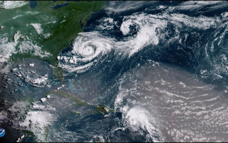  Chris es el segundo huracán de la temporada atlántica, se encuentra actualmente 330 kilómetros al este-sureste de Cabo Hatteras. EFE/ ESPECIAL