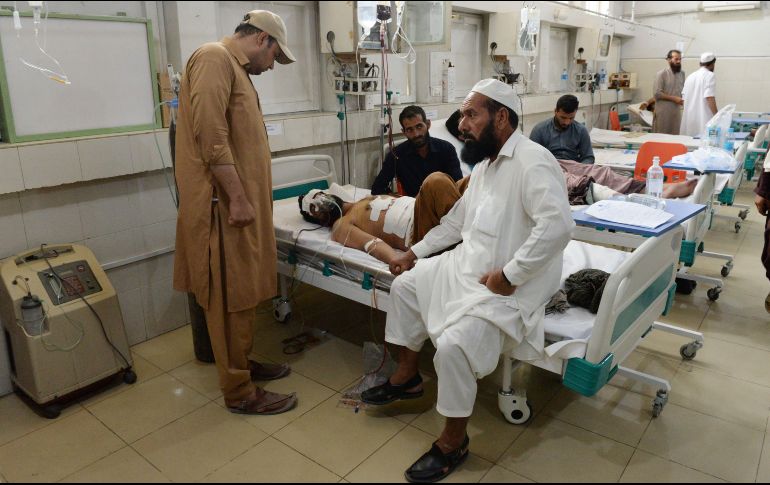 Los heridos fueron trasladados al Hospital Provincial. AFP/N. Shirzada